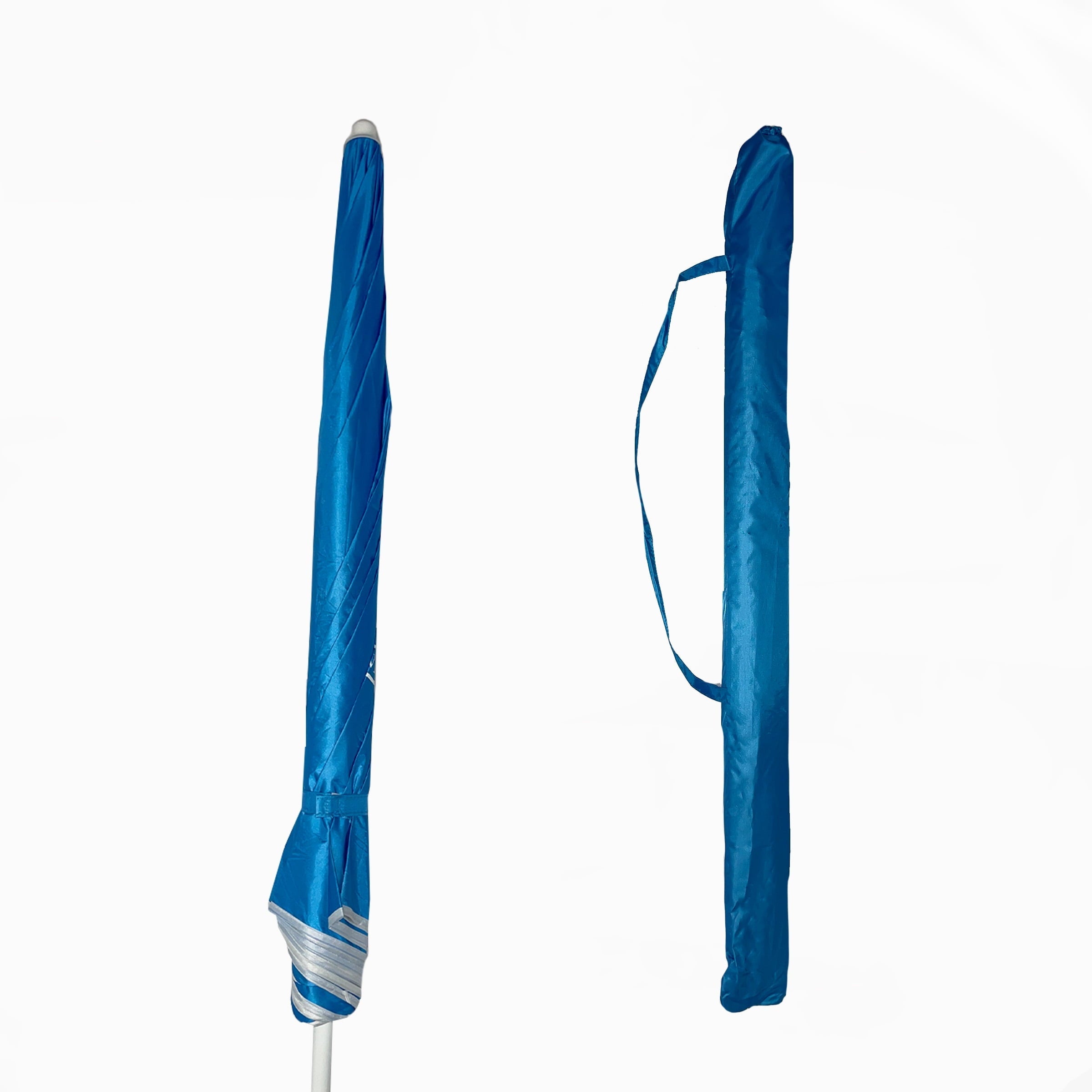 Caribbean Joe 6’ Beach Umbrella with UV Protection and Matching Case