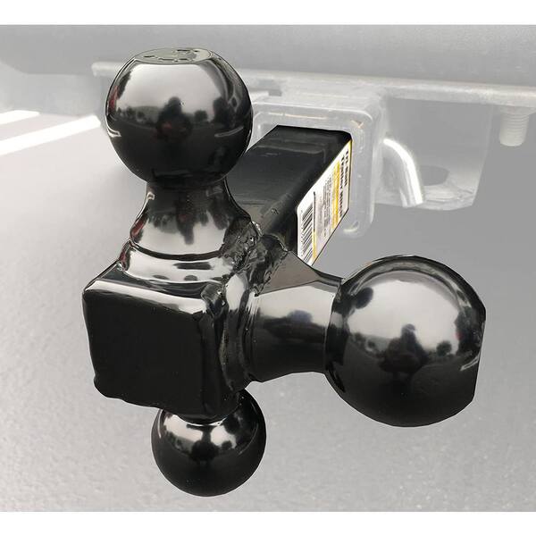 Black Hollow Shaft Triple Ball Mount
