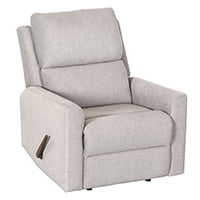 Dextrus Upholstered Recliner Chair Single Sofa Adjustable Home Theater Seating w Studded, Blue A