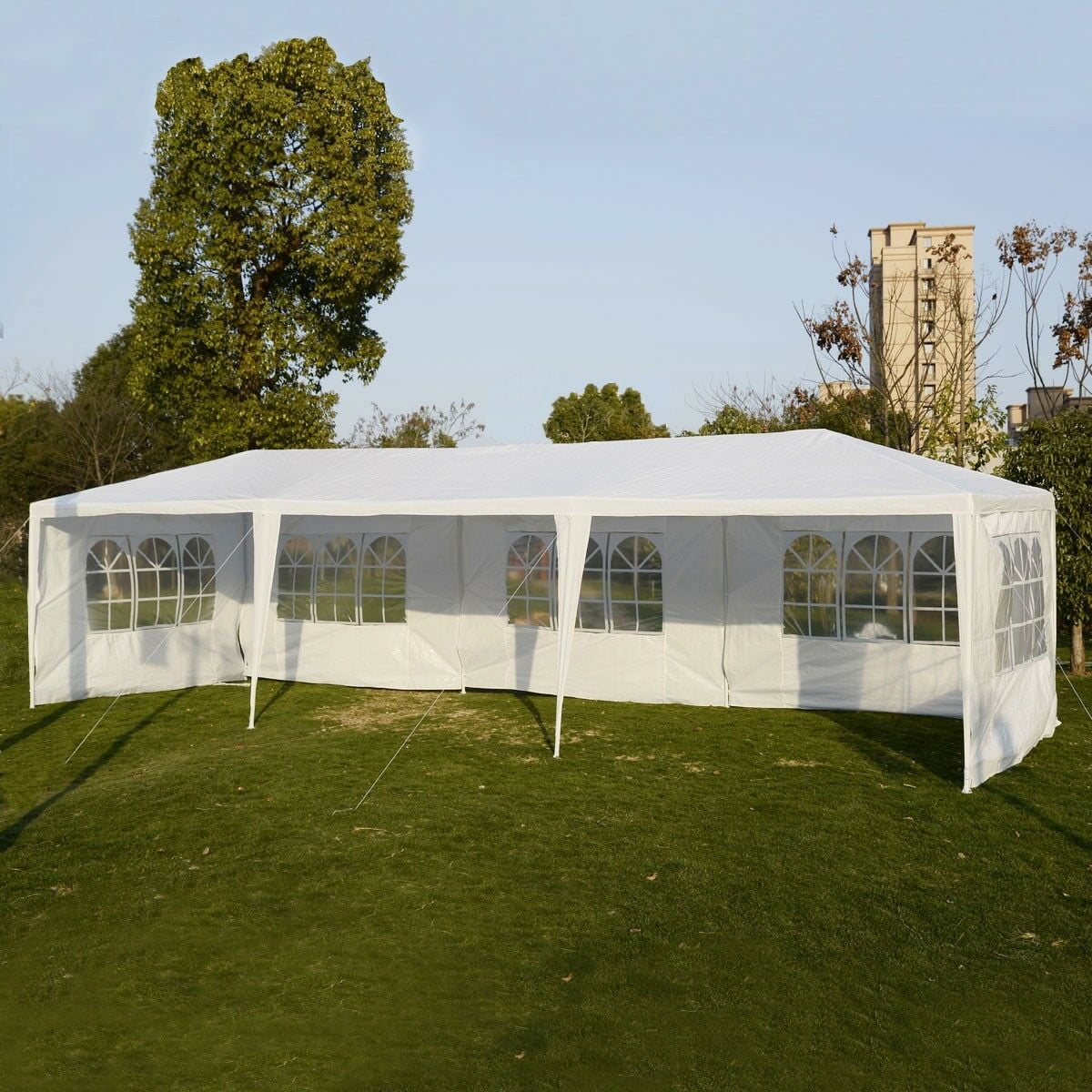 Costway 10'x30' Party Wedding Tent Canopy Heavy duty Pavilion 5 Sidewall