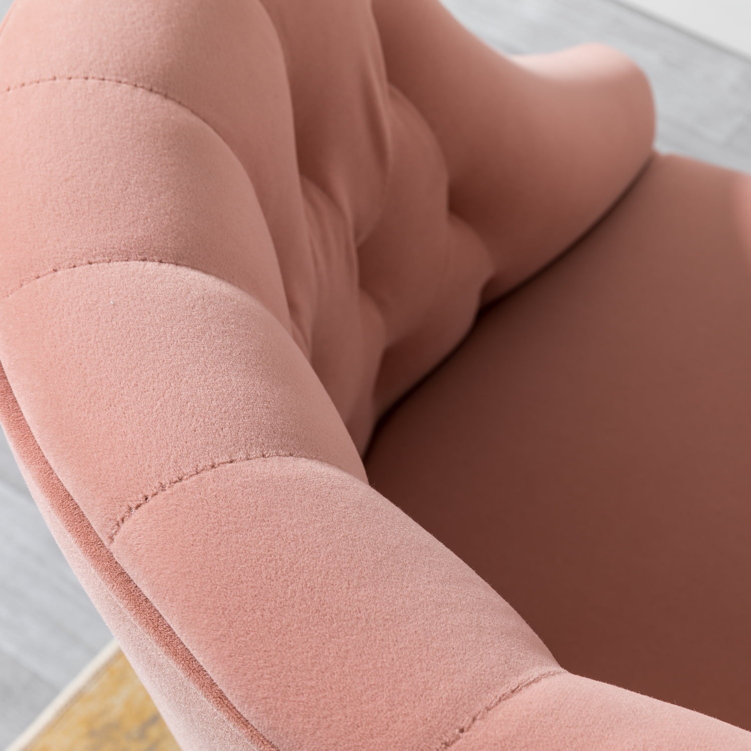 14 Karat Home Lydia 15 in Task Chairs with Swivel, 250 lbs, Pink