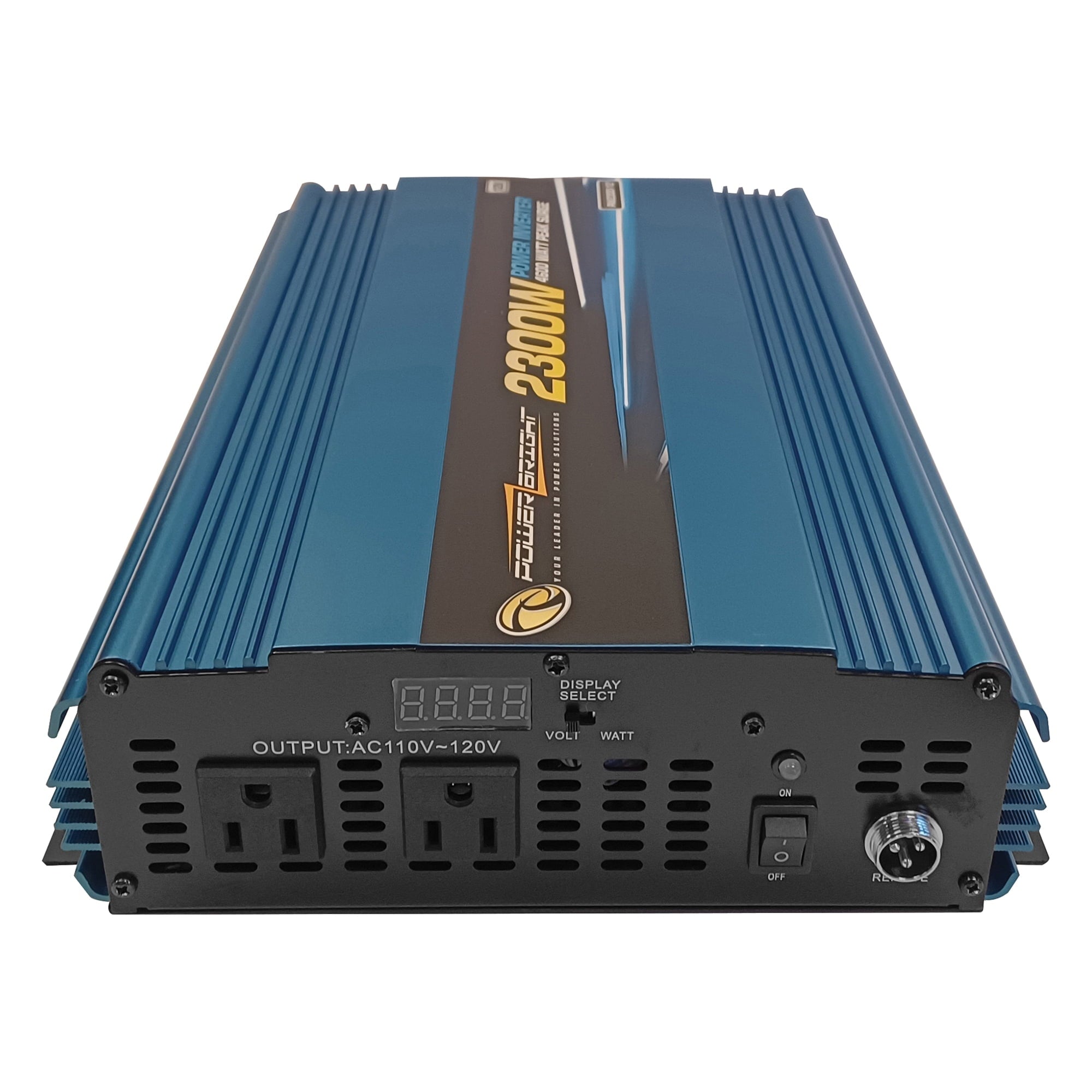 PowerBright PW2300-12 12-Volt Modified Sine Wave Inverter, 2,300 Watts