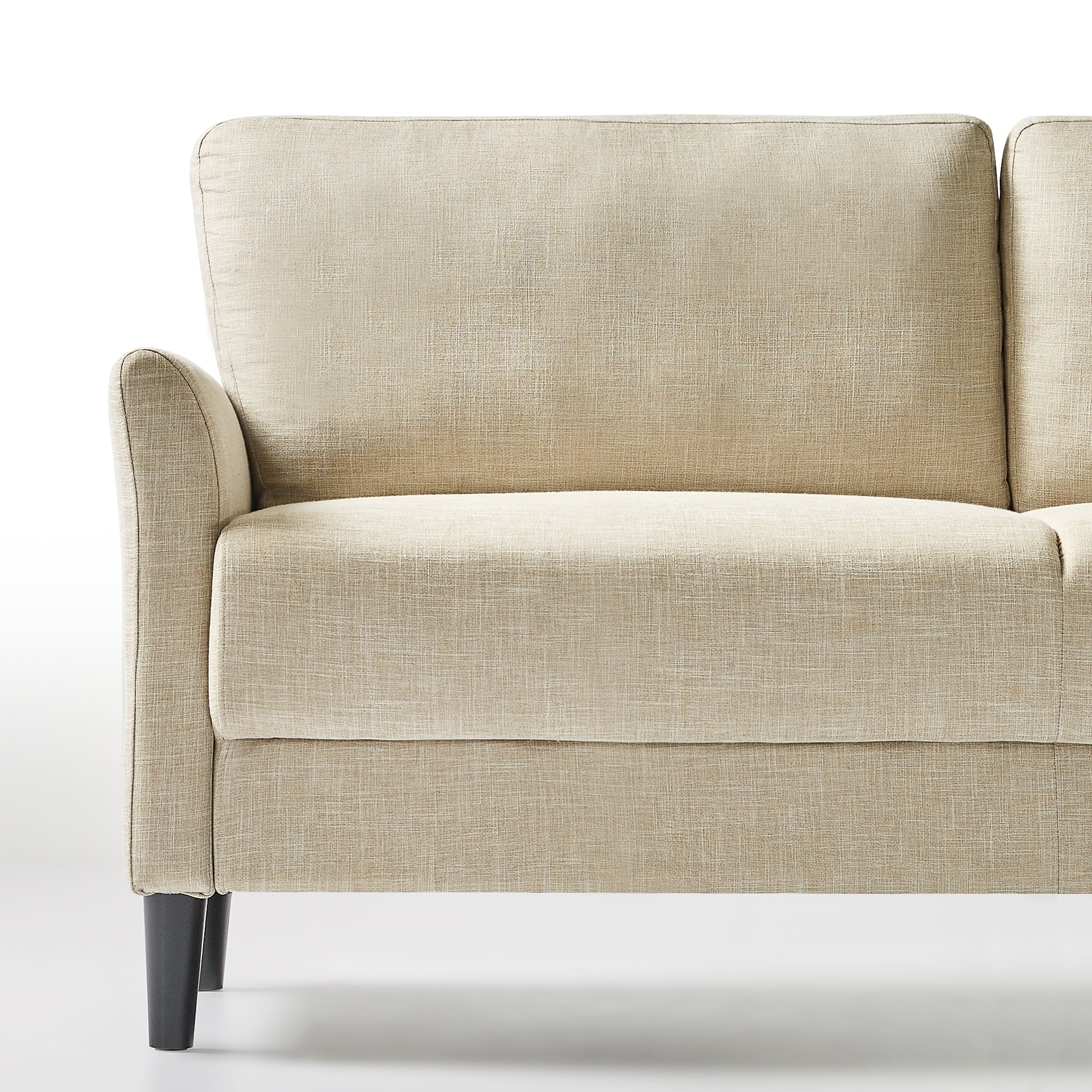 Zinus Jackie 2-Seater Loveseat, Beige