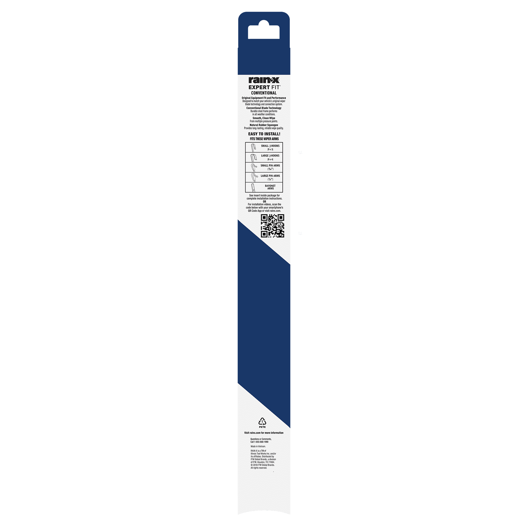 Rain-X Expert Fit Conventional Windshield Wiper Blade C18-2 - 860018