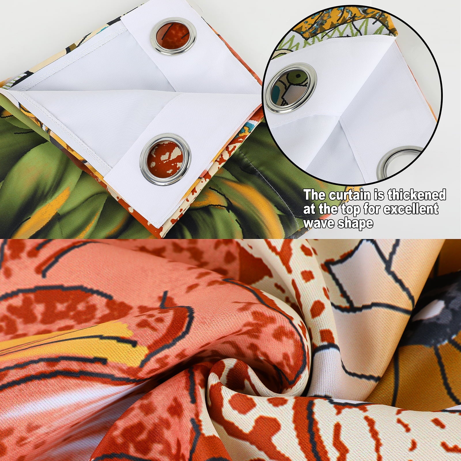 2pcs Chinese Style Beautiful Lotus Shade Curtains 2023 New Custom Bedroom Living Room Floating Window Curtain Grommet Top onsale