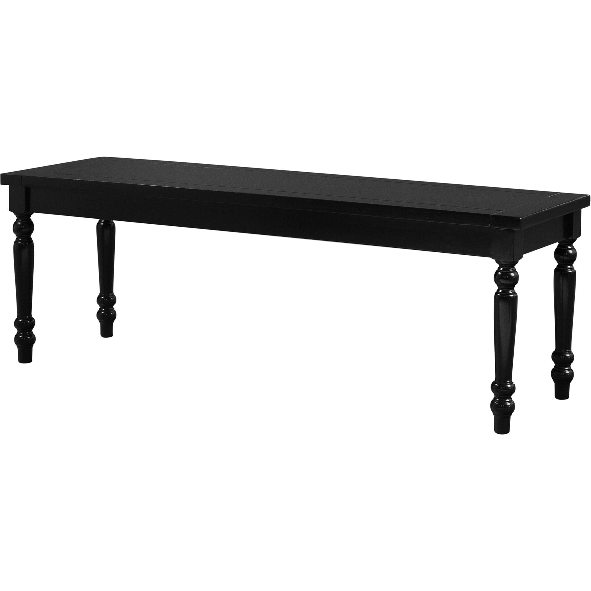 Camden Isle Philippe Dining Bench, Black