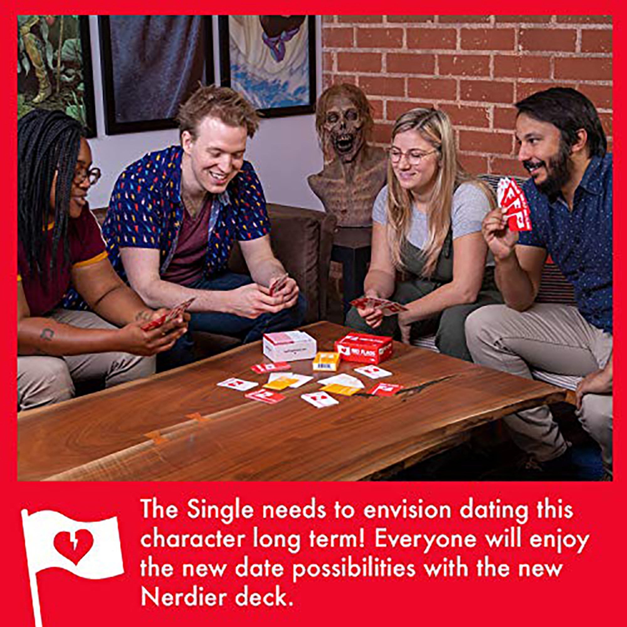 Red Flags: Nerdier Deck - Expansion Add 75 Nerd Themed Cards To The Adult Party Game Of Terrible Dates, Ages 17+