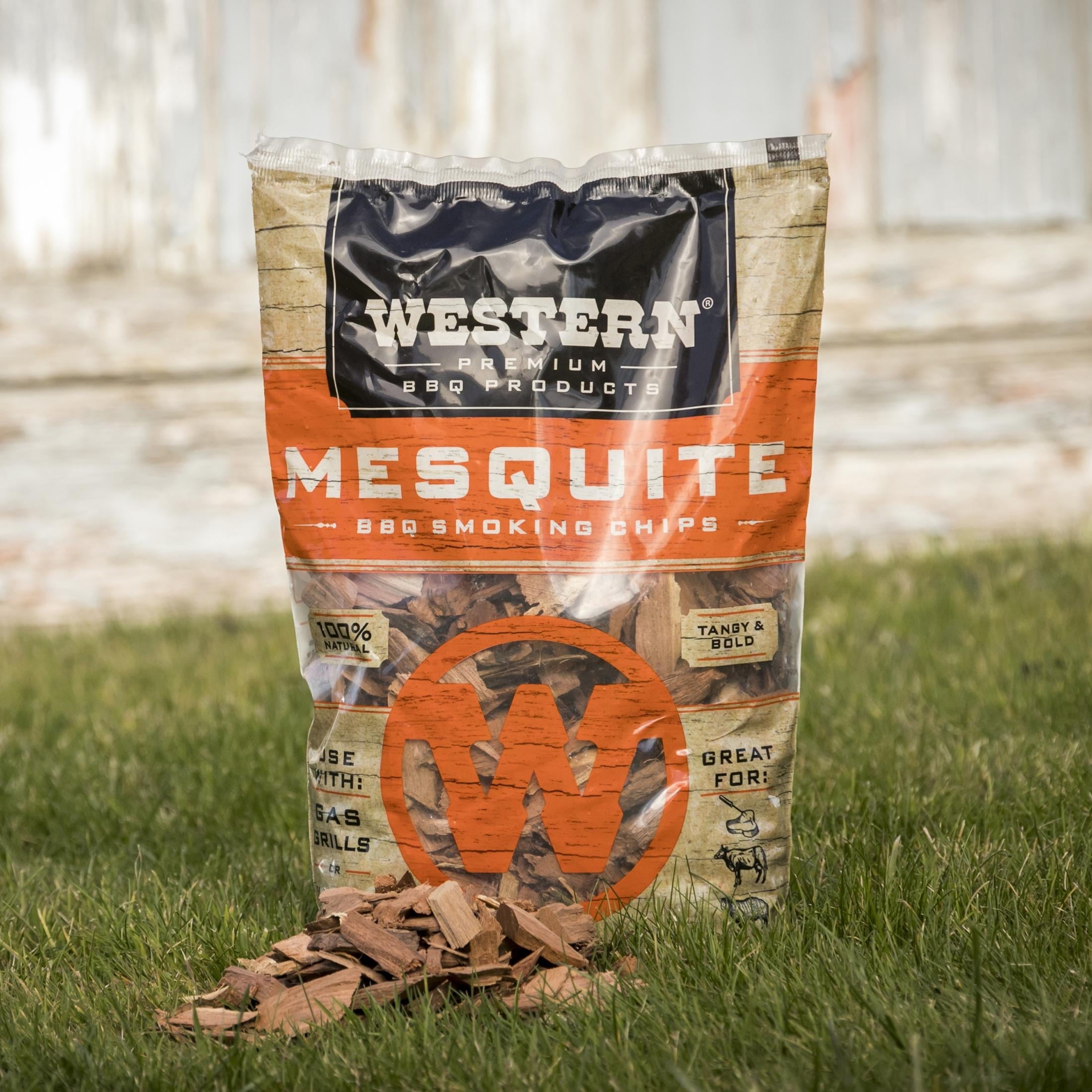 Western Premium BBQ Products Mesquite Smoking Chips, 180 Cu in