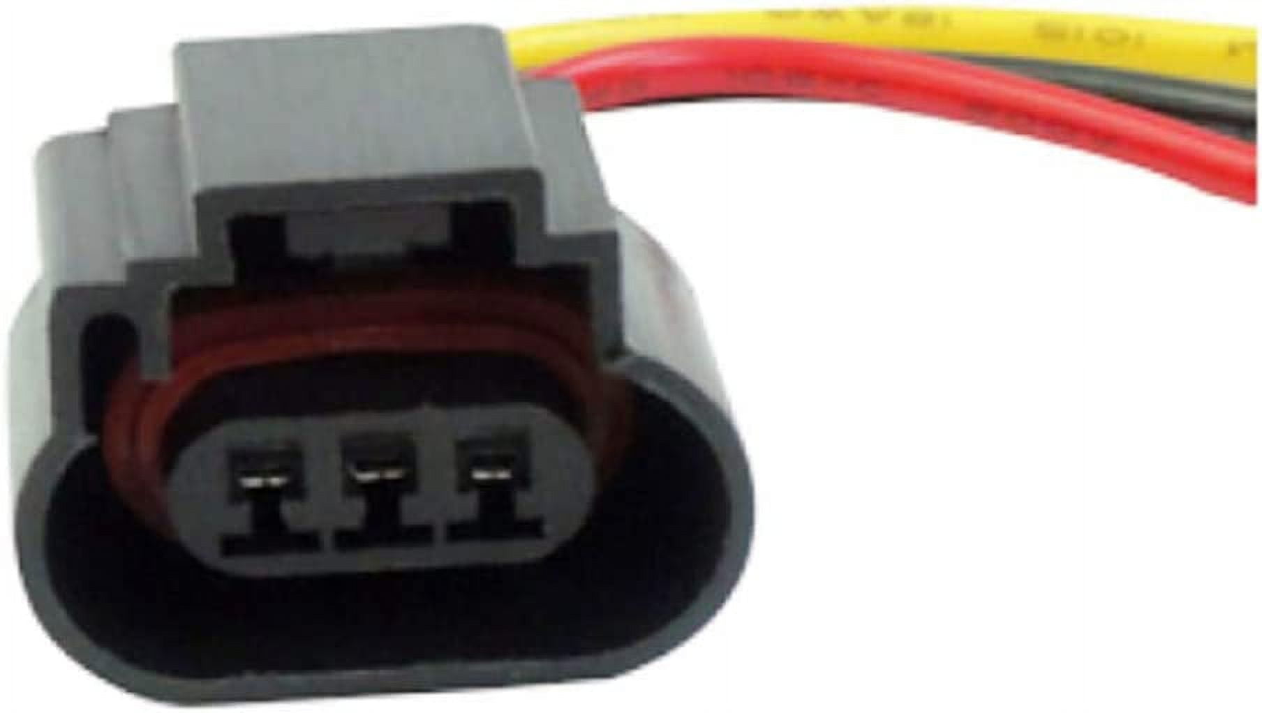 Alla Lighting T5-1/4 P26.4t Base 85908 9008 H13 Sockets Female Adapter High Temp Wiring Harness Wire Replacement