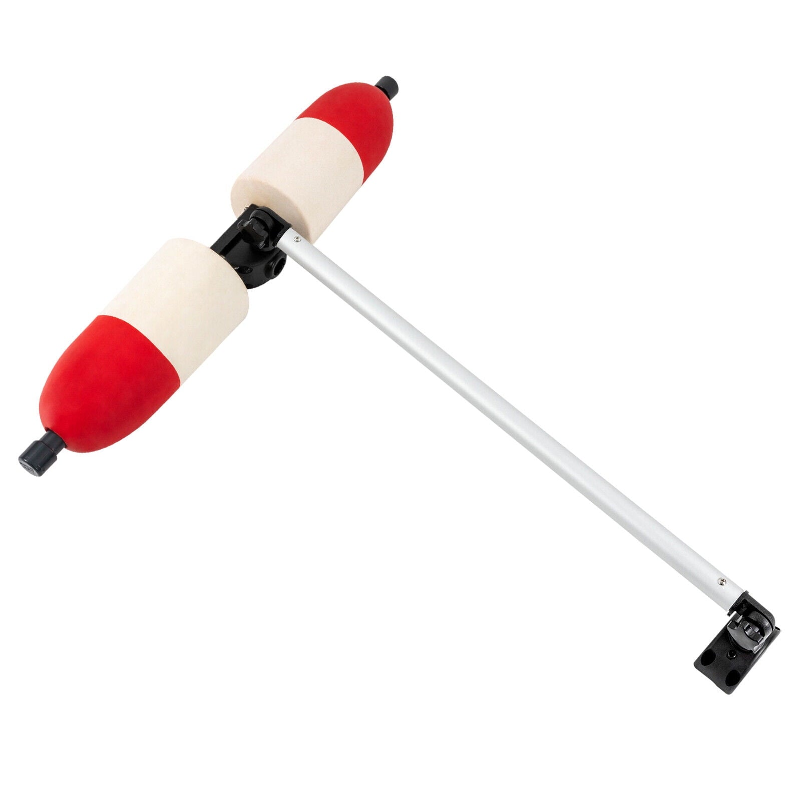 Kayak Canoe PVC＆Aluminum Stabilizer System Outrigger Arms Fishing Sidekick Kit