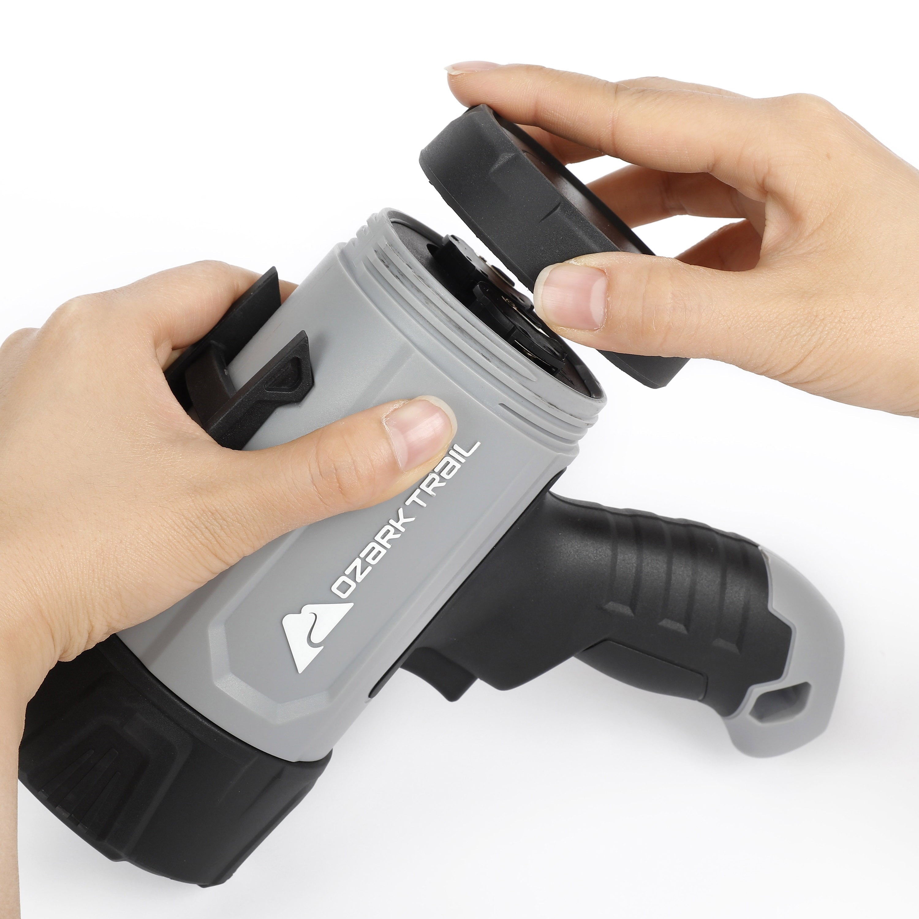 Ozark Trail LED Battery Spotlight with Rubber Bumpers, 1000 Lumens, Model 31657, 1.76 lb