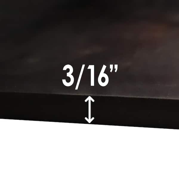 EPDM Rubber Sheet Black 60A 0.187 in. x 36 in. x 60 in.