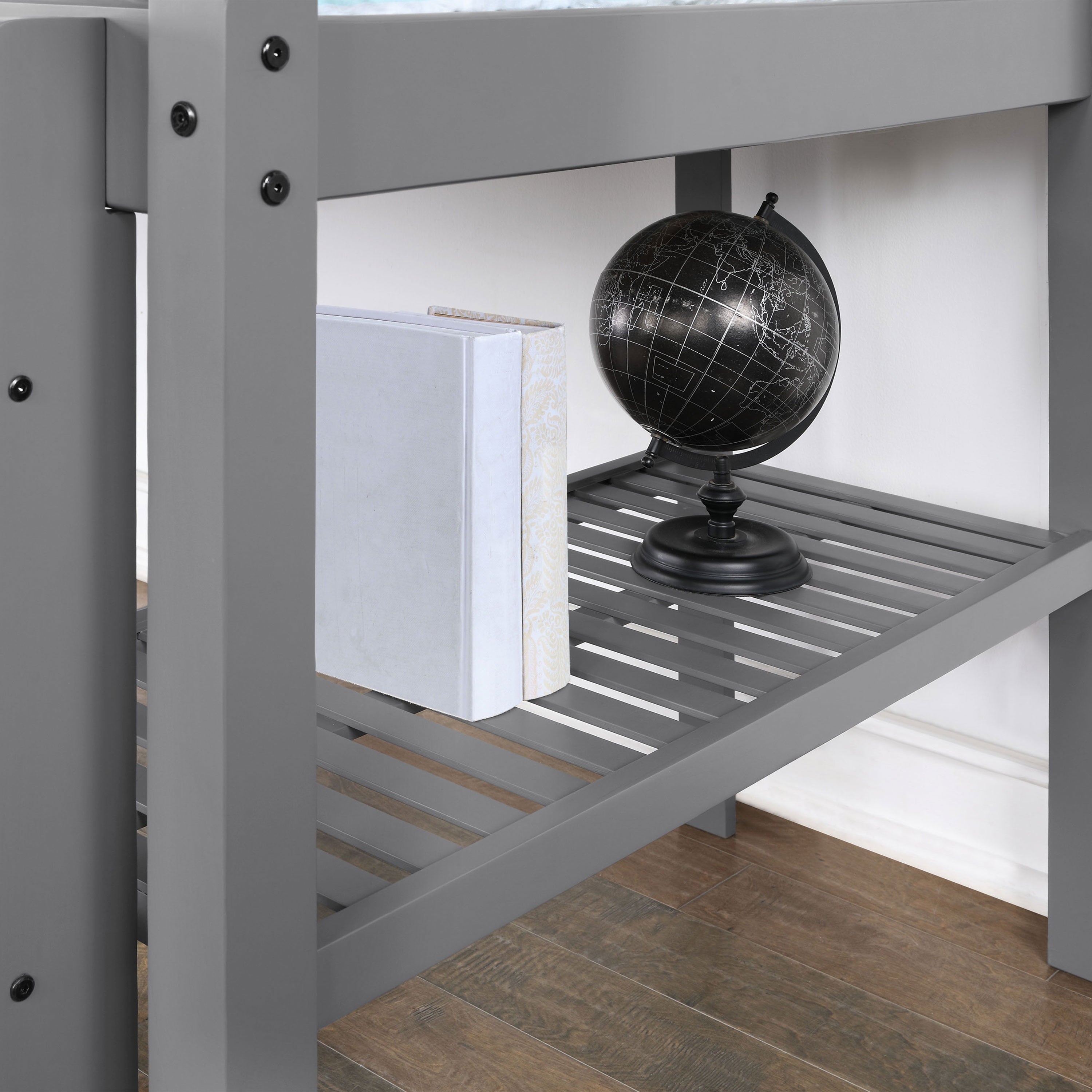 Better Homes & Gardens Twin Loft Bed with Shelf