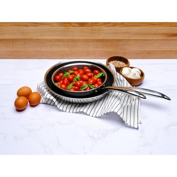 Diamond Tri-ply 9 Piece Stainless Steel Nonstick Cookware Set