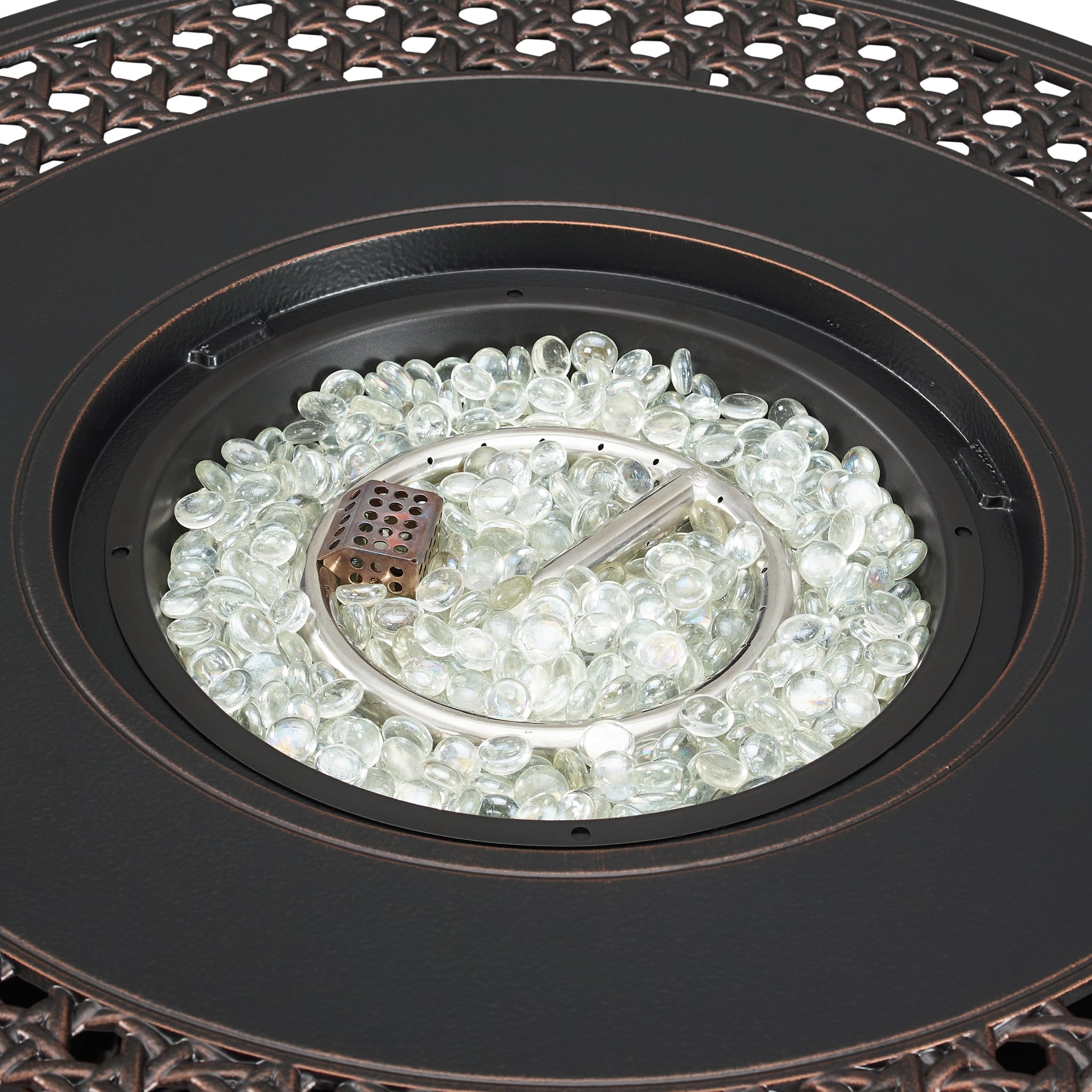 Fire Sense Franklin 33.9 in. Propane Fire Pit