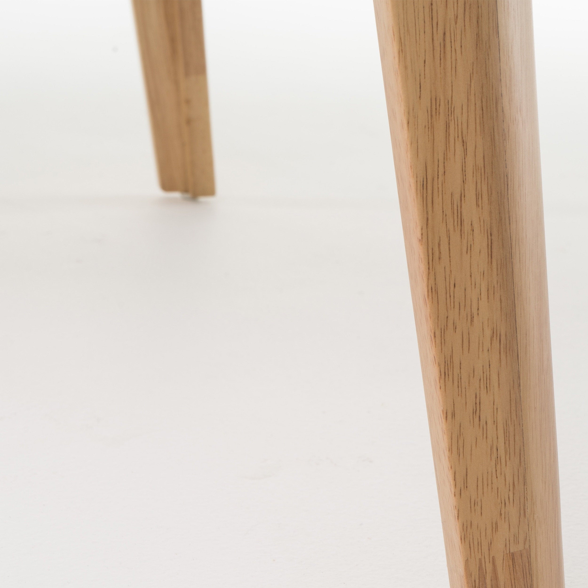 GDF Studio Nyx Mid Century Modern Fabric Upholstered Wood 5 Piece Dining Set, Light Beige and Natural Oak