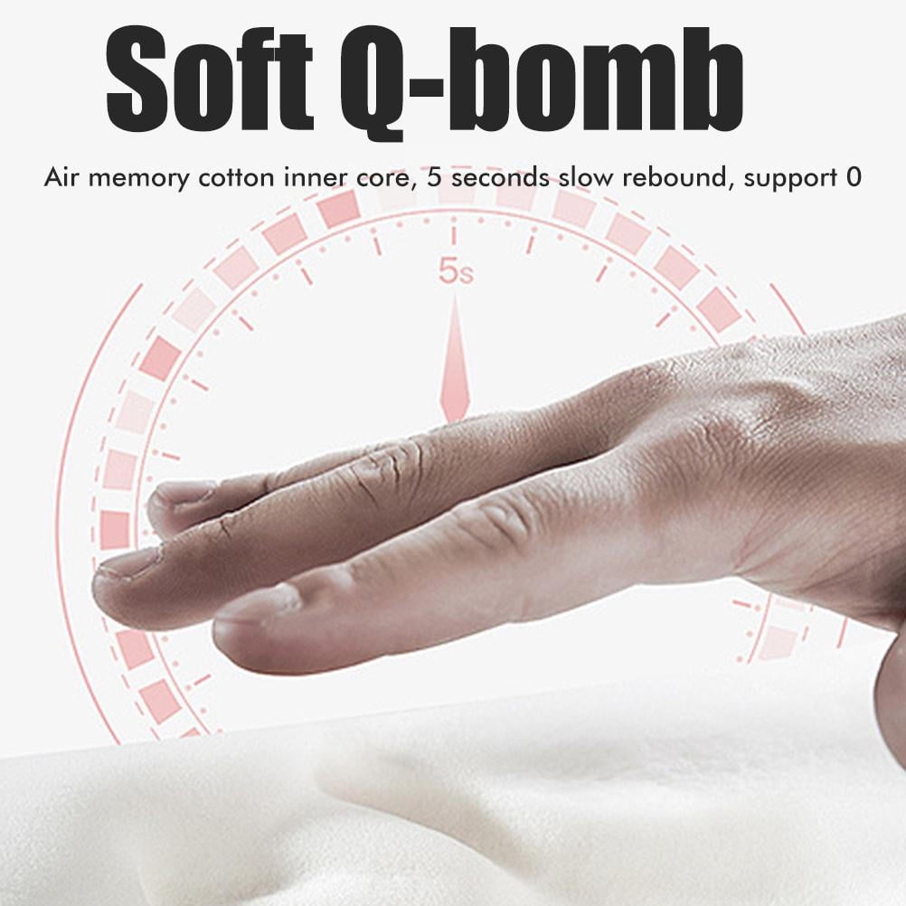 Car Neck Massage Pillow Quiet and Low Noise Deep Tissue Kneading Massagers Memory Foam Seat Pillow for Travel Home and Office