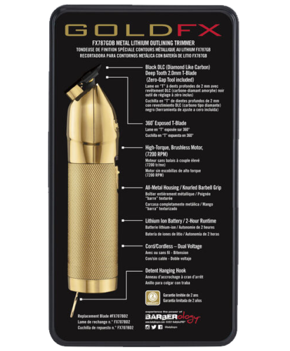 BaBylissPRO GOLDFX Outlining Trimmer | FX787G