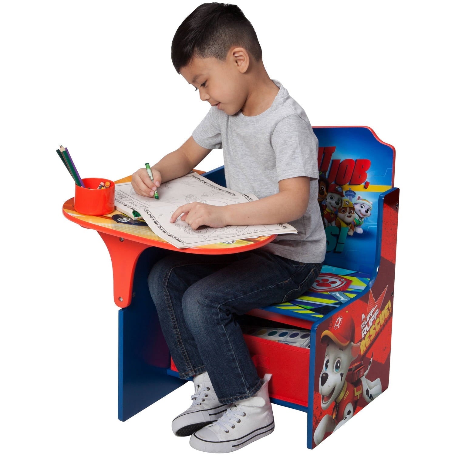 Nick Jr. PAW Patrol Chair Desk with Storage Bin by Delta Children