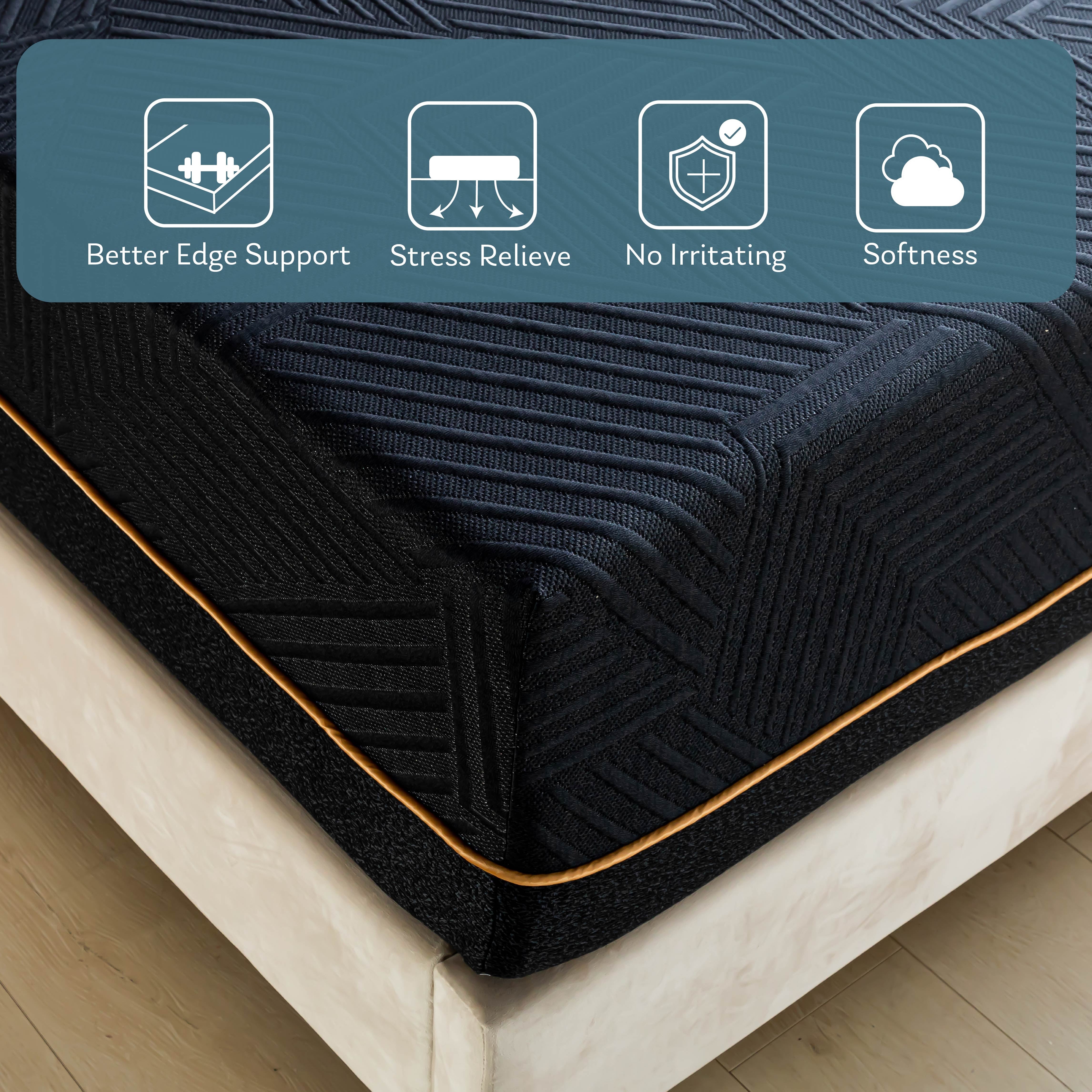 inch EGO Copper Gel Memory Foam Mattress In a Box, King, Medium