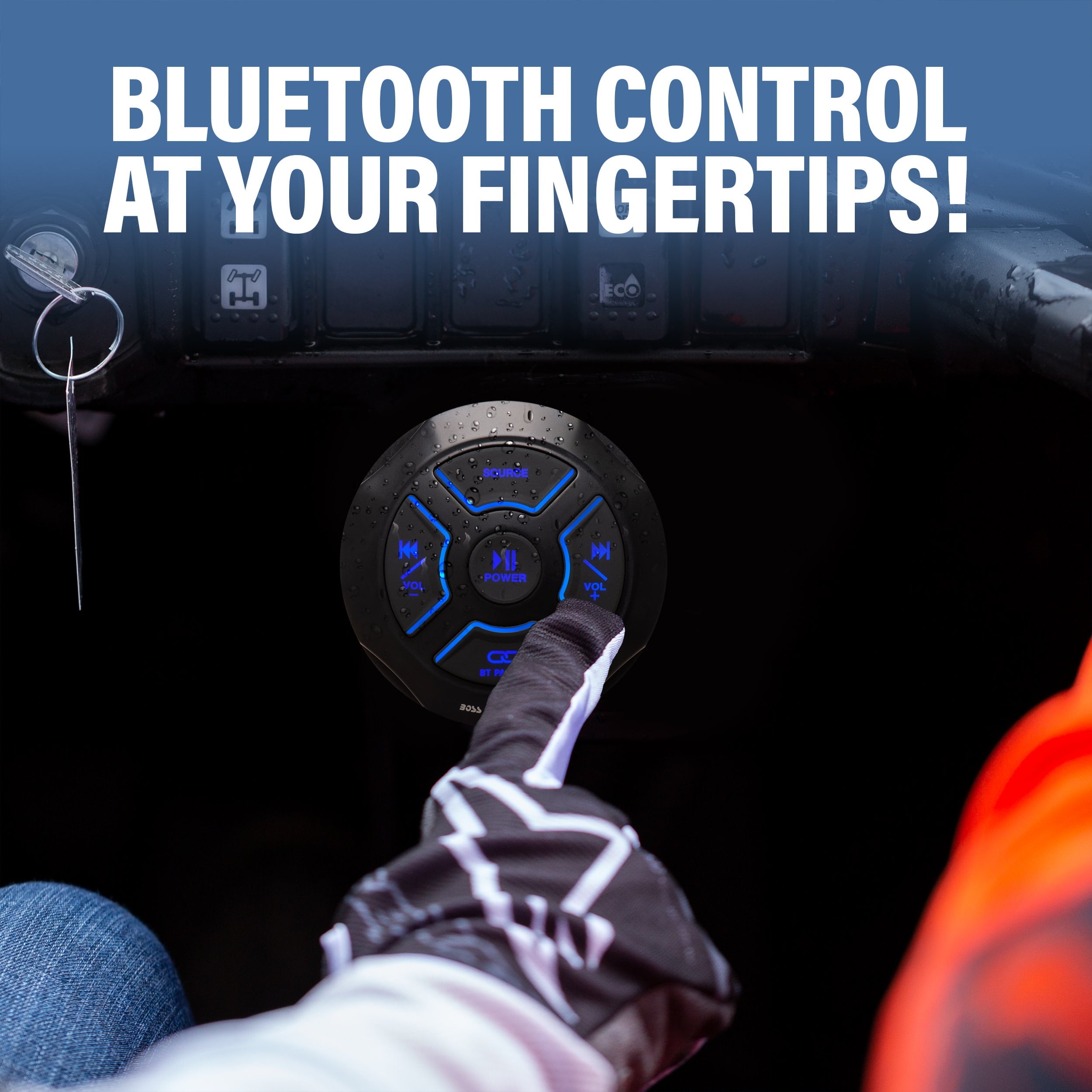 BOSS Audio Systems MG150T.4 Marine ATV UTV Audio Stereo System