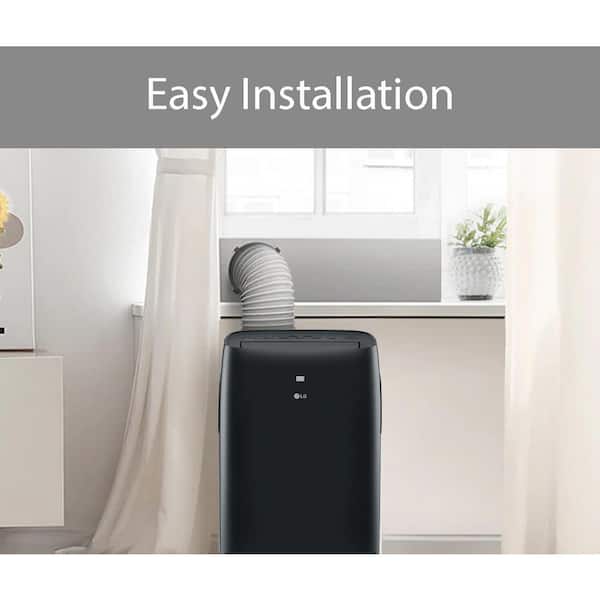 8,000 BTU Portable Air Conditioner LP0821GSSM Cools 350 Sq. Ft. with Dehumidifier and Wi-Fi in Gray