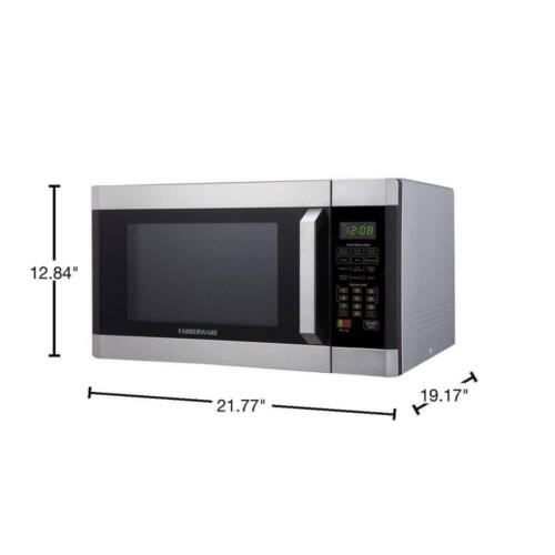 Farberware Microwave 1.6 Cu Ft+Auto-Touch Control Panel+Safety Lock+Turntable