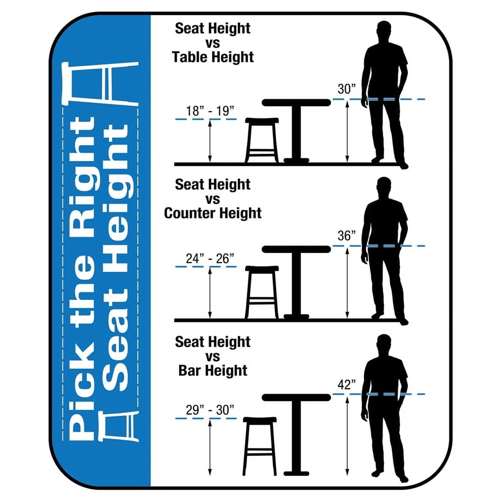 Celina 3PC Counter Height Dining Set in Engineered Wood Natural Brown