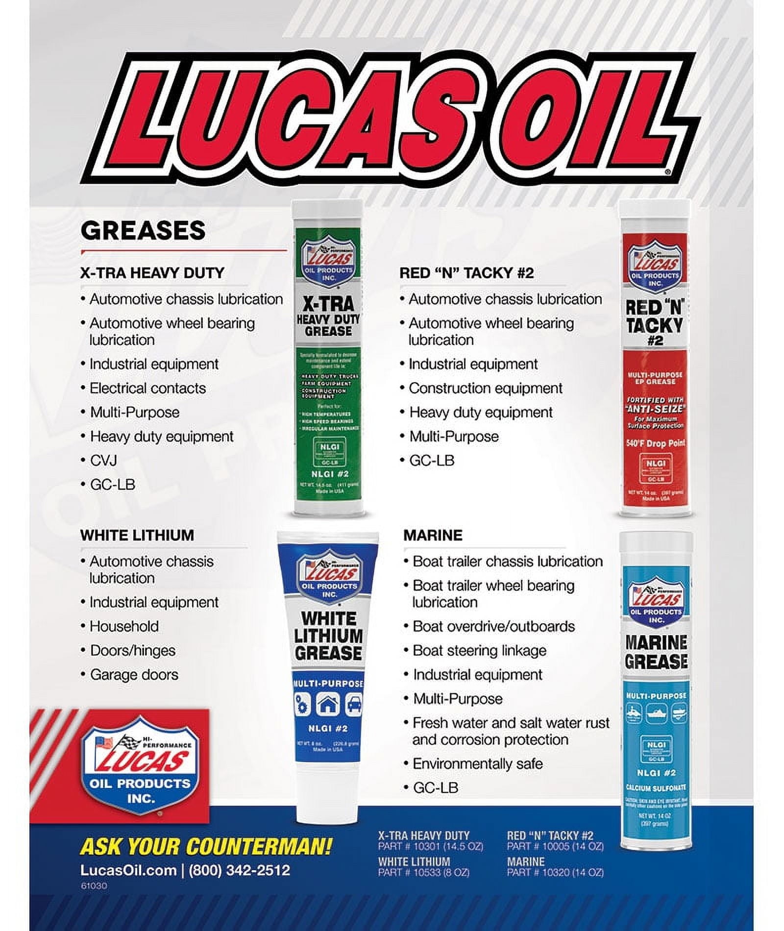 Lucas Oil Products Marine Grease (14 oz.)