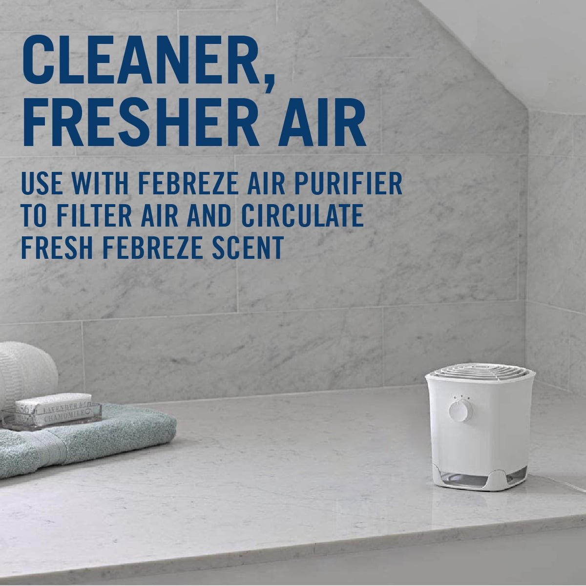 Febreze Air Purifier Linen Scent Refill Cartridge, 2 Pack, FRF102L