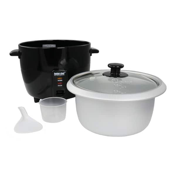 8 Cup Automatic Rice Cooker in Black With Rice Paddle and Measuring Cup