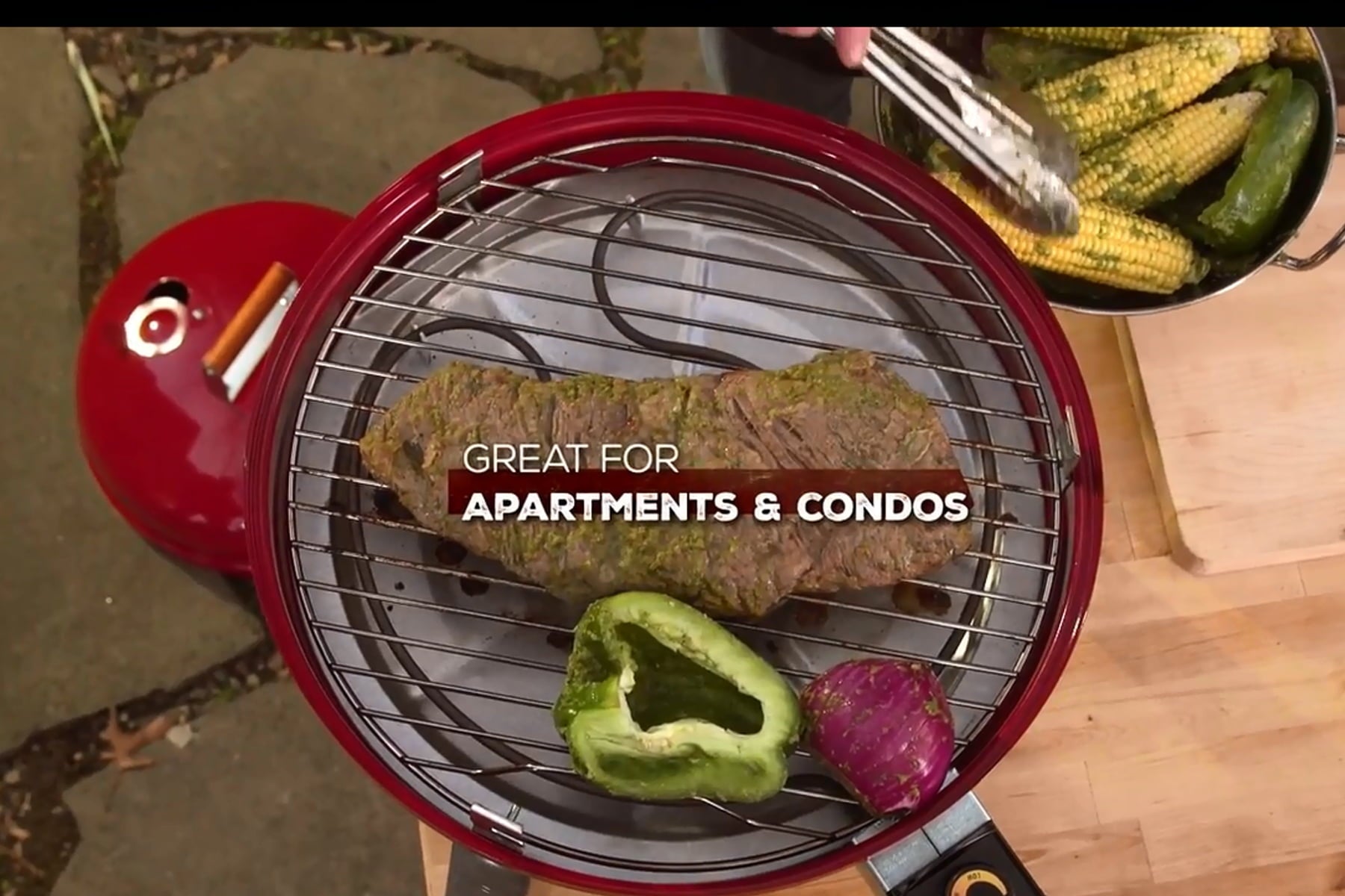 Americana 4-in-1 Electric and Charcoal Water Smoker