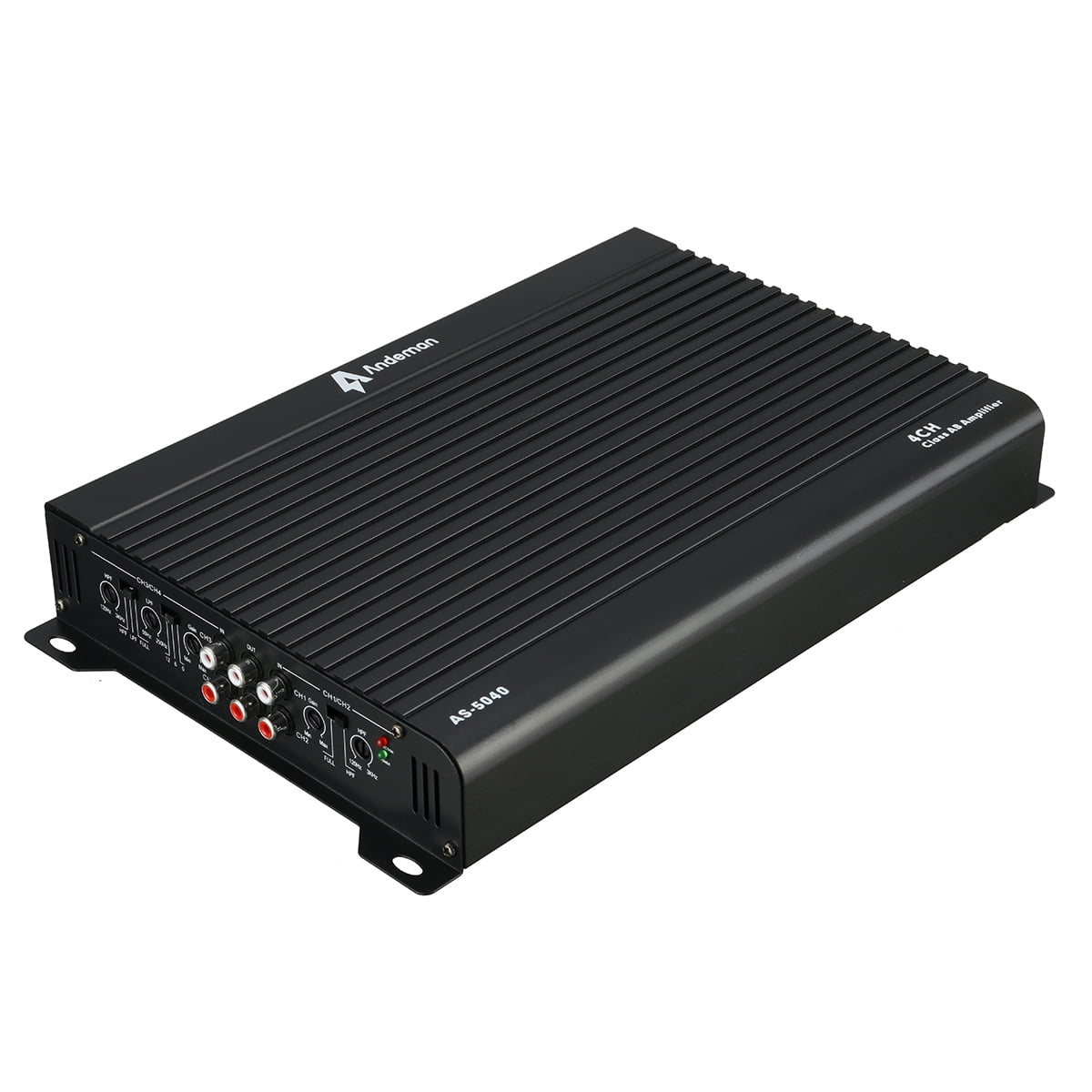 Andeman Car Amplifier Class A/B 4 Channel, Mini HIFI Digital Bluetooth Audio Power Amplifier AS-5040