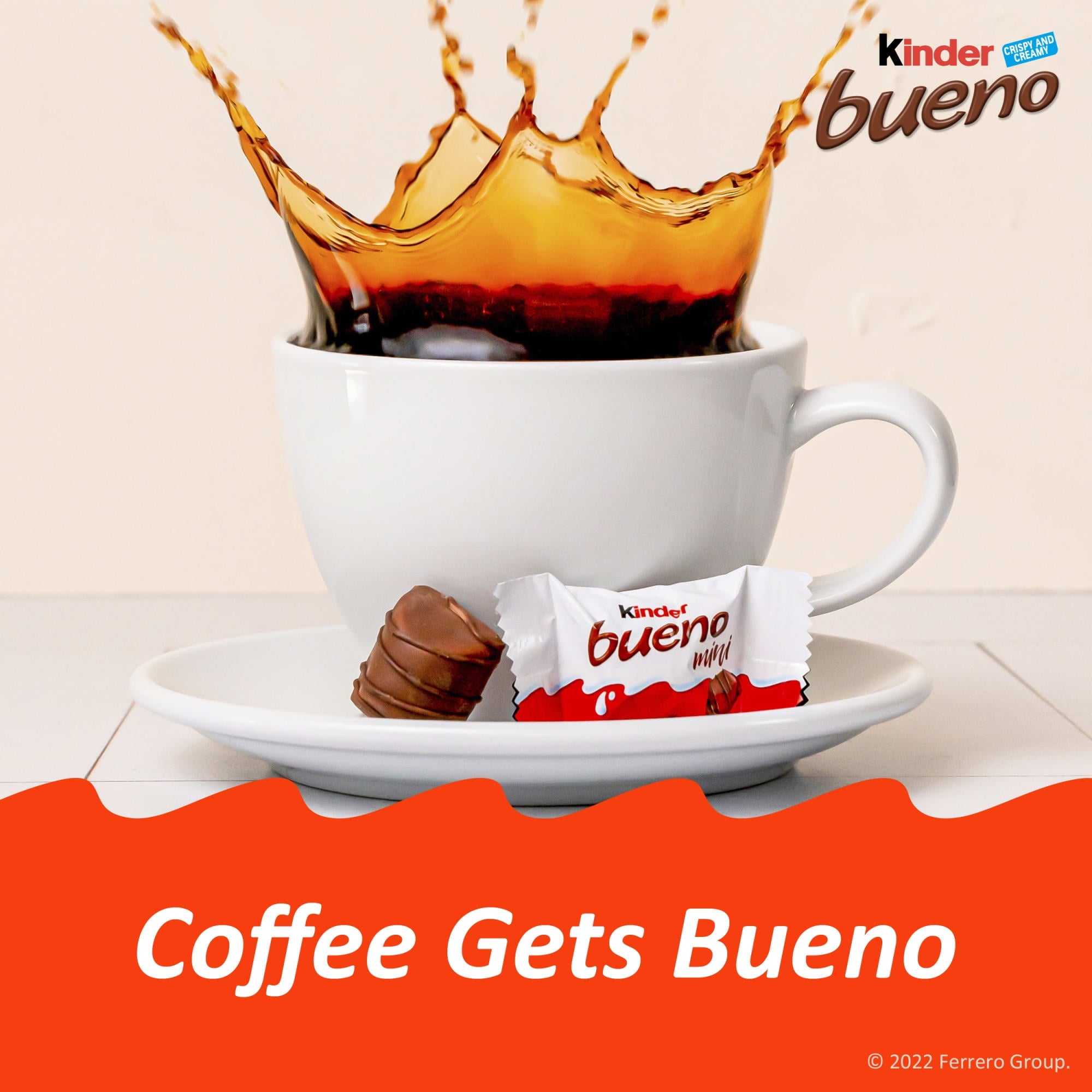 Kinder Bueno Mini, Milk Chocolate Bar, Holiday Stocking Stuffer, Family Pack, 9.5 oz