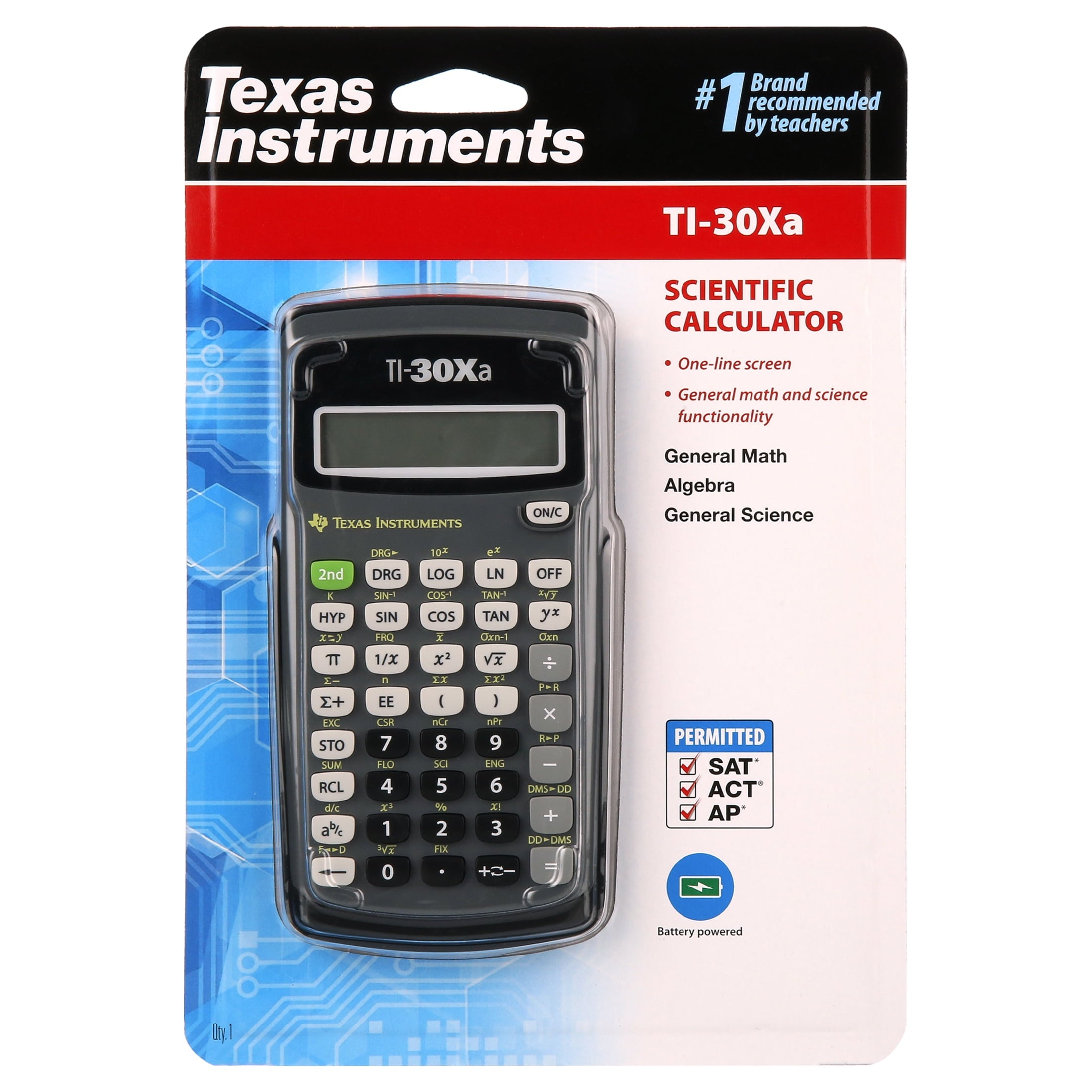 Texas Instruments TI-30XA Student Scientific Calculator
