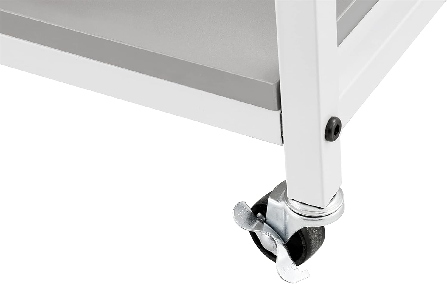 Kitchen Storage Cabinet,Storage Racks, Kitchen Island on 4 Wheels,Mobile Kitchen Table Suitable for displaying Small appliances, for Dining Room Kitchen,Gray