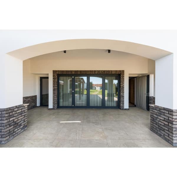 24 in. x 24 in. Trevi Silver Matte Porcelain Paver Floor Tile (2-Pieces/8 sq.ft/Case)