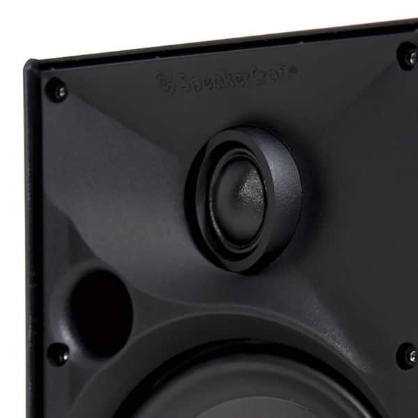 100-Watt Outdoor Speaker 5-1/4 in. Woofer with Rubber Surround, Timbre-matched to all One-Series Speakers (Black)