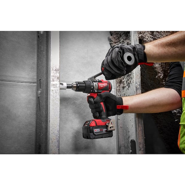 M18 18V Lithium-Ion Brushless Cordless Hammer Drill/Impact Combo Kit (2-Tool) with Free M18 Hackzall