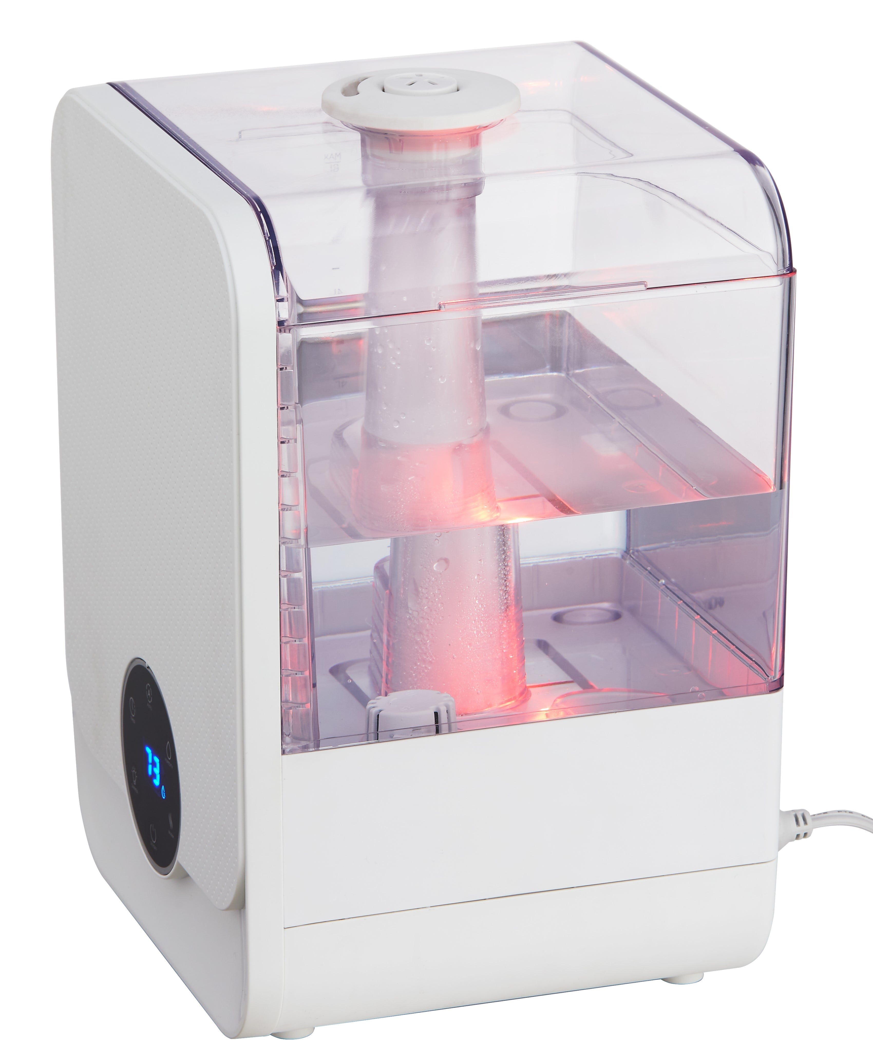 Better Homes & Gardens 1.6 Gal Ultrasonic Warm/Cool Mist Humidifier with Remote, White