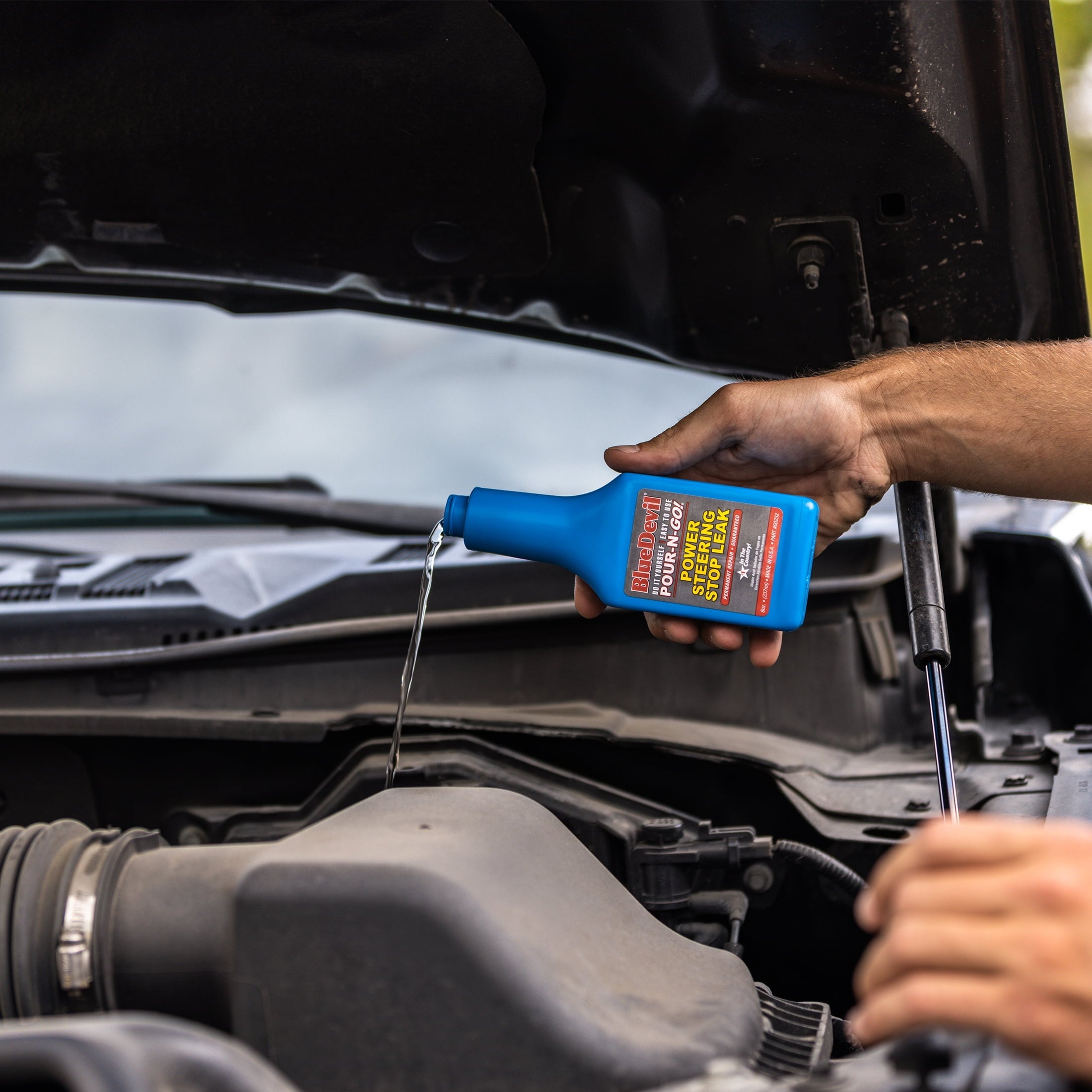 BlueDevil Power Steering Stop Leak Bldvl, 8 oz bottle 1 each
