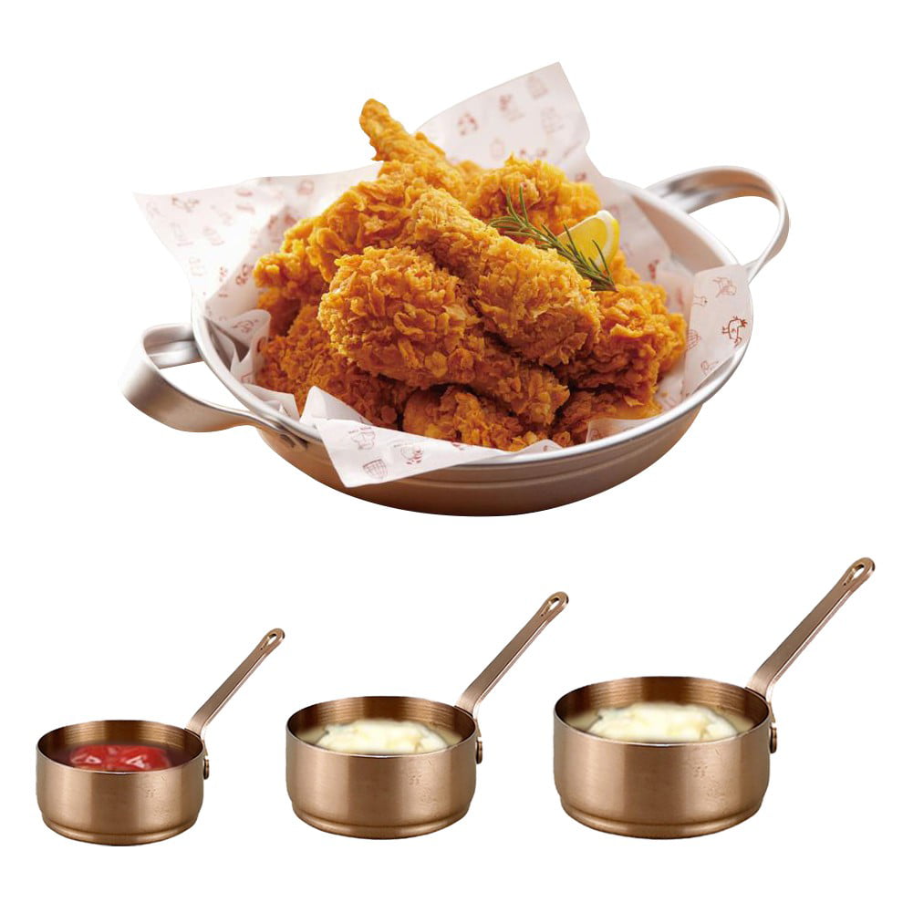 Geege Stainless Steel Saucepan Heating Pot Soup Pot Milk Butter with Handle Sil