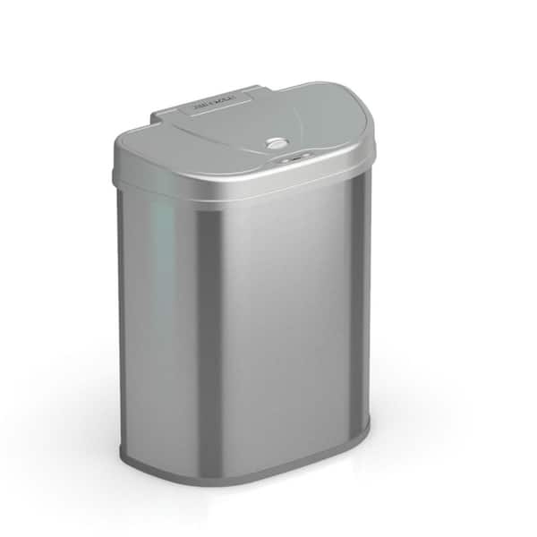 18.5 Gal. Stainless Steel Motion Sensor Recycling Bin