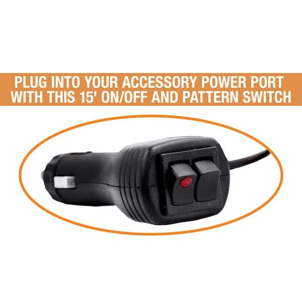 LED Rectangular Amber/Green Mini Lightbar