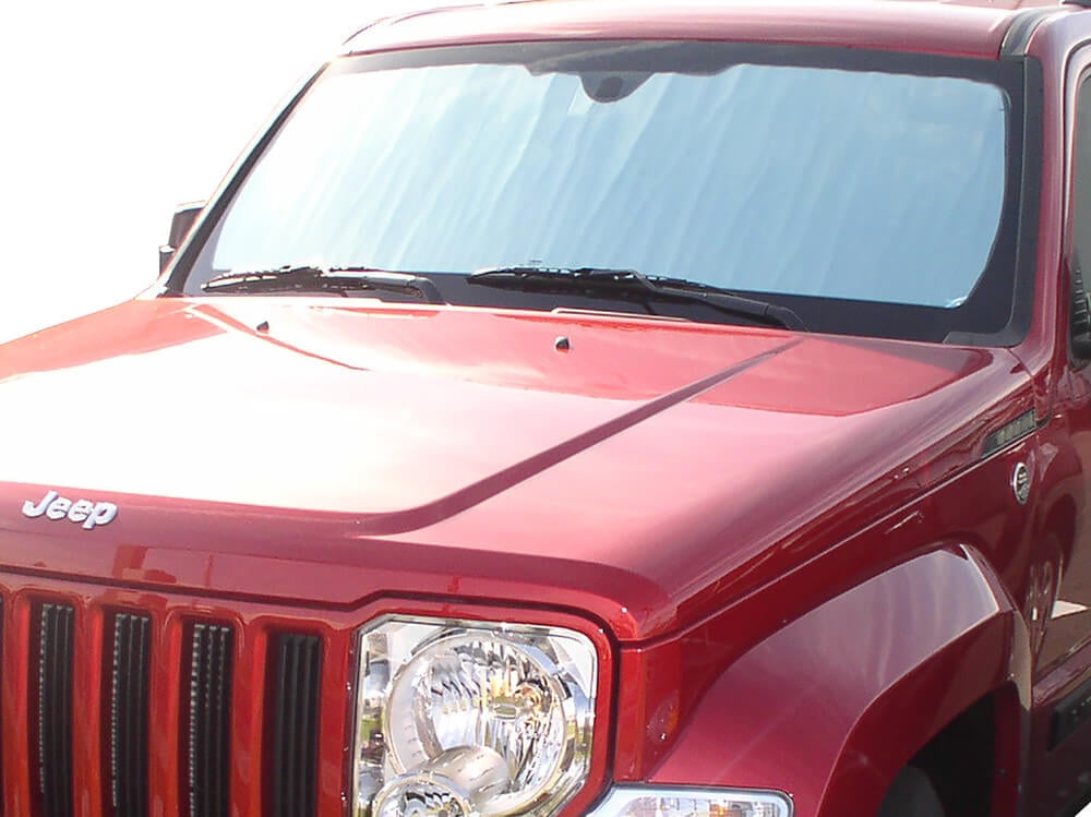 HeatShield, The Original Windshield Sun Shade, Custom-Fit for Jeep Liberty SUV 2008, 2009, 2010, 2011, 2012, 2013, Silver Series