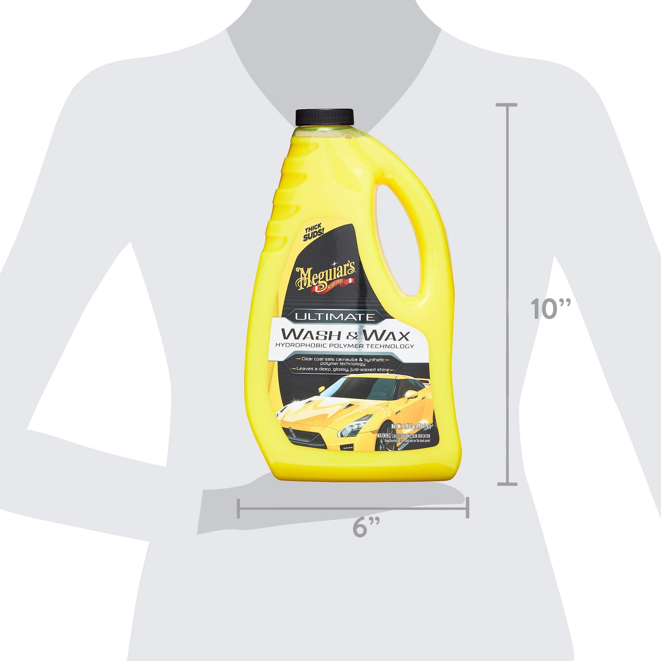 Meguiar's G17748 Ultimate Wash and Wax, 48 oz