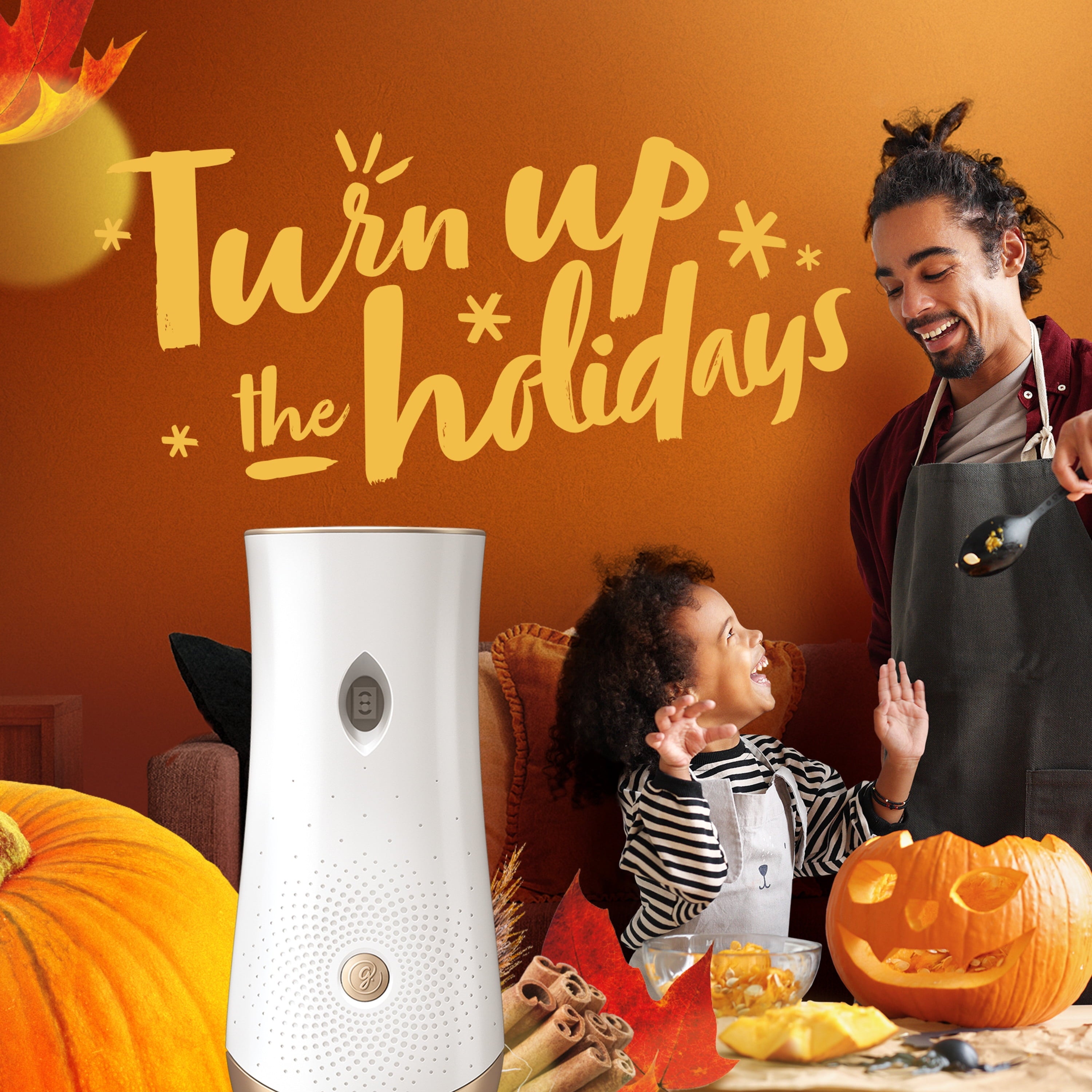 Glade Automatic Spray Refill, Air Freshener, Golden Pumpkin & Spice, 2 Refills, 6.2 oz Each