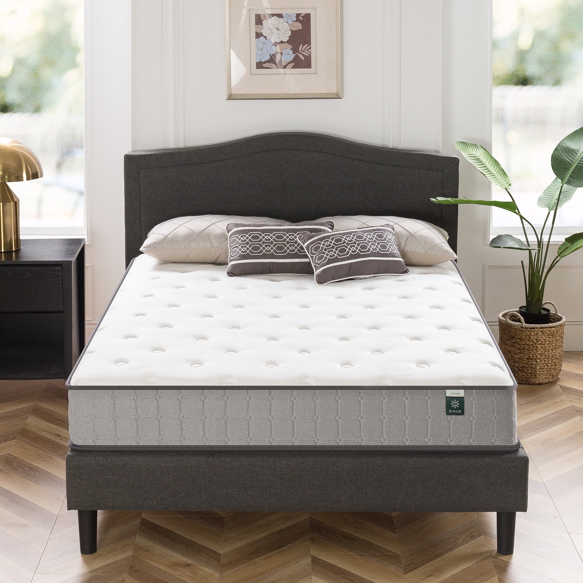 Comfort Support 10¡± Hybrid of Cooling Gel Memory Foam and Pocket Spring Mattress, Full