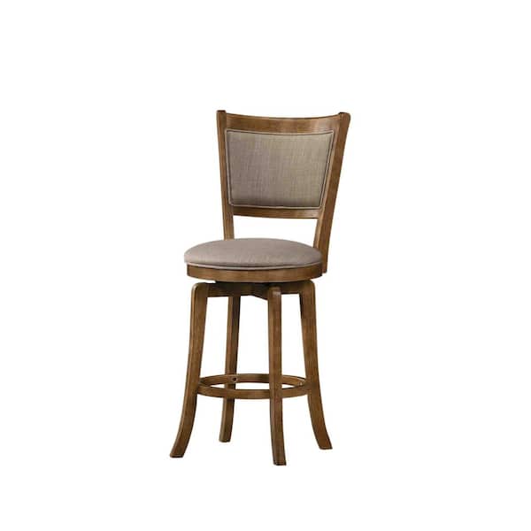 Maria Bar 29 in. Natural Oak Stools (Set of 2)