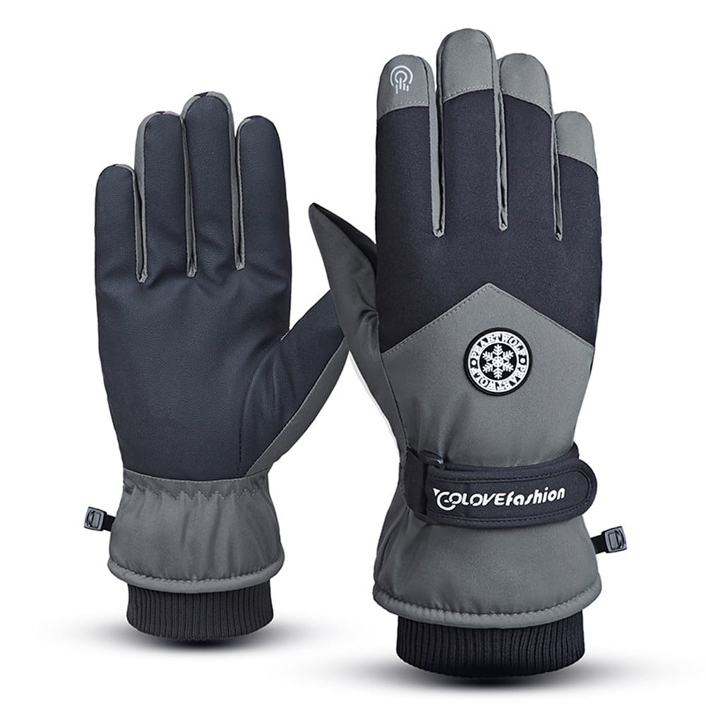 Ski Gloves, Winter Waterproof Warm Touchscreen Snow Gloves Mens, Womens, Boys, Girls, Kids